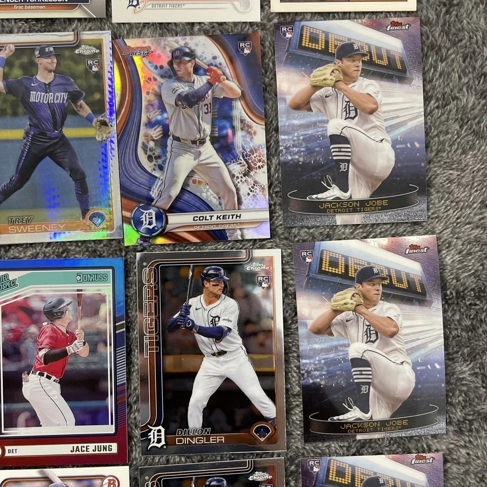 Detroit Tigers Baseball 37 Card Lot -‎ Stars, Rookies, Inserts, Parallels